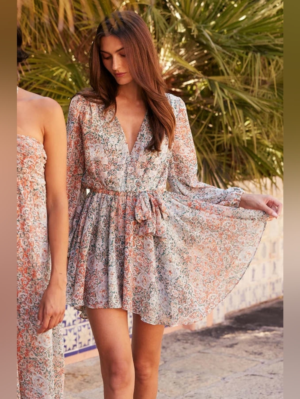 MISA CARIA DRESS -OMBRE TAPESTRY-NWT